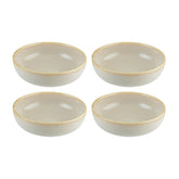 Bonna China Sand dia.5.5" h:2" 15 oz. Round Beige Porcelain Bowl (Set of 4)